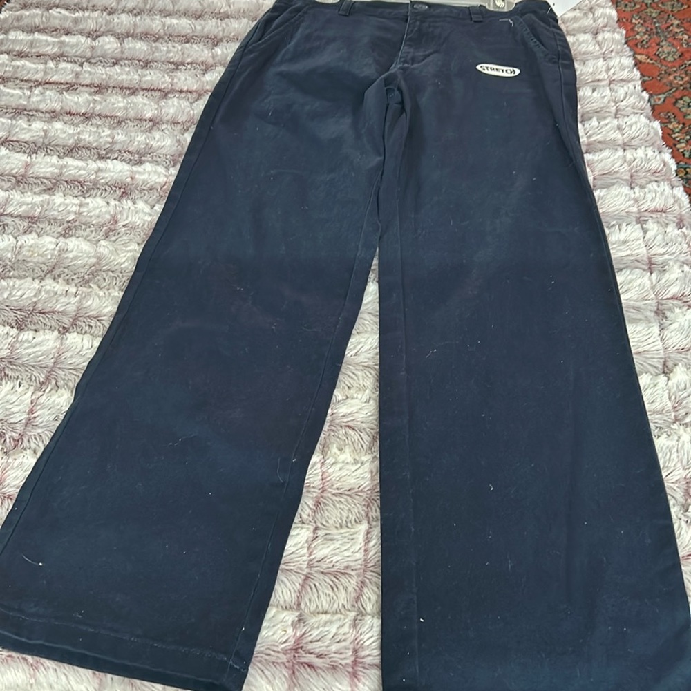 Simply Styled Navy blue stretch pants size 12